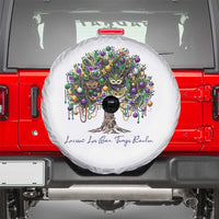 Mardi Gras Mask Tree Spare Tire Cover Laissez Les Bon Temps Rouler