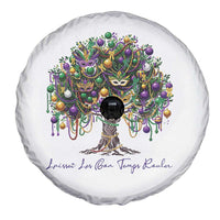 Mardi Gras Mask Tree Spare Tire Cover Laissez Les Bon Temps Rouler