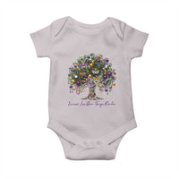 Mardi Gras Mask Tree Baby Onesie Laissez Les Bon Temps Rouler