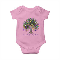 Mardi Gras Mask Tree Baby Onesie Laissez Les Bon Temps Rouler