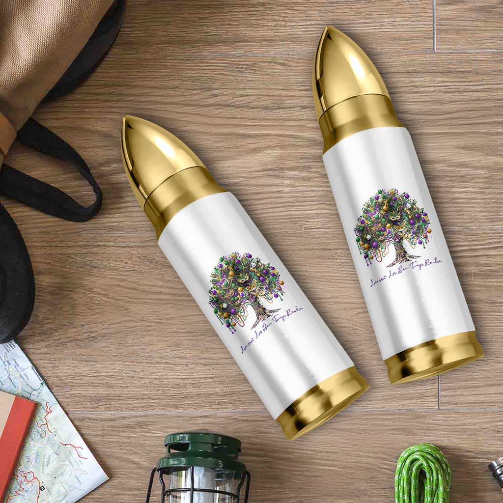 Mardi Gras Mask Tree Bullet Tumbler Laissez Les Bon Temps Rouler