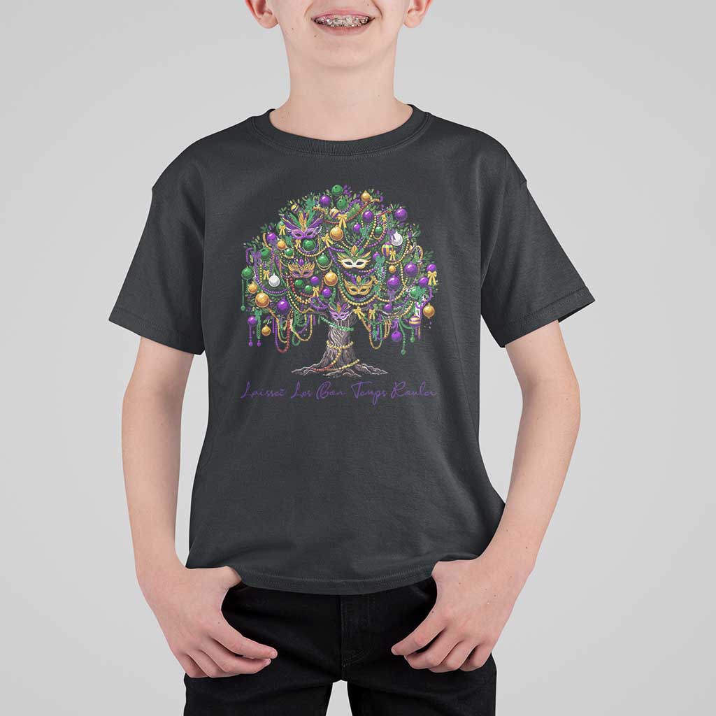 Mardi Gras Mask Tree T Shirt For Kid Laissez Les Bon Temps Rouler