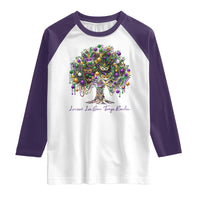 Mardi Gras Mask Tree Raglan Shirt Laissez Les Bon Temps Rouler