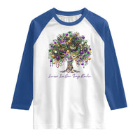 Mardi Gras Mask Tree Raglan Shirt Laissez Les Bon Temps Rouler
