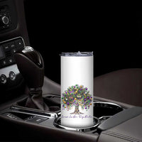 Mardi Gras Mask Tree Skinny Tumbler Laissez Les Bon Temps Rouler