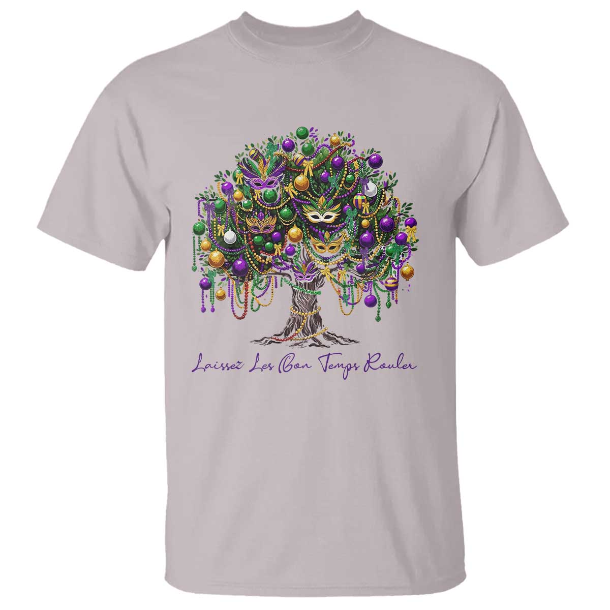 Mardi Gras Mask Tree T Shirt Laissez Les Bon Temps Rouler
