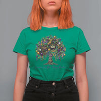 Mardi Gras Mask Tree T Shirt For Women Laissez Les Bon Temps Rouler