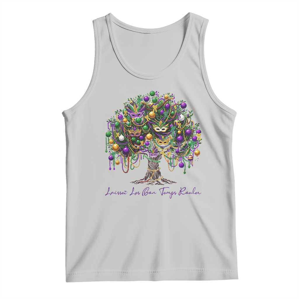 Mardi Gras Mask Tree Tank Top Laissez Les Bon Temps Rouler