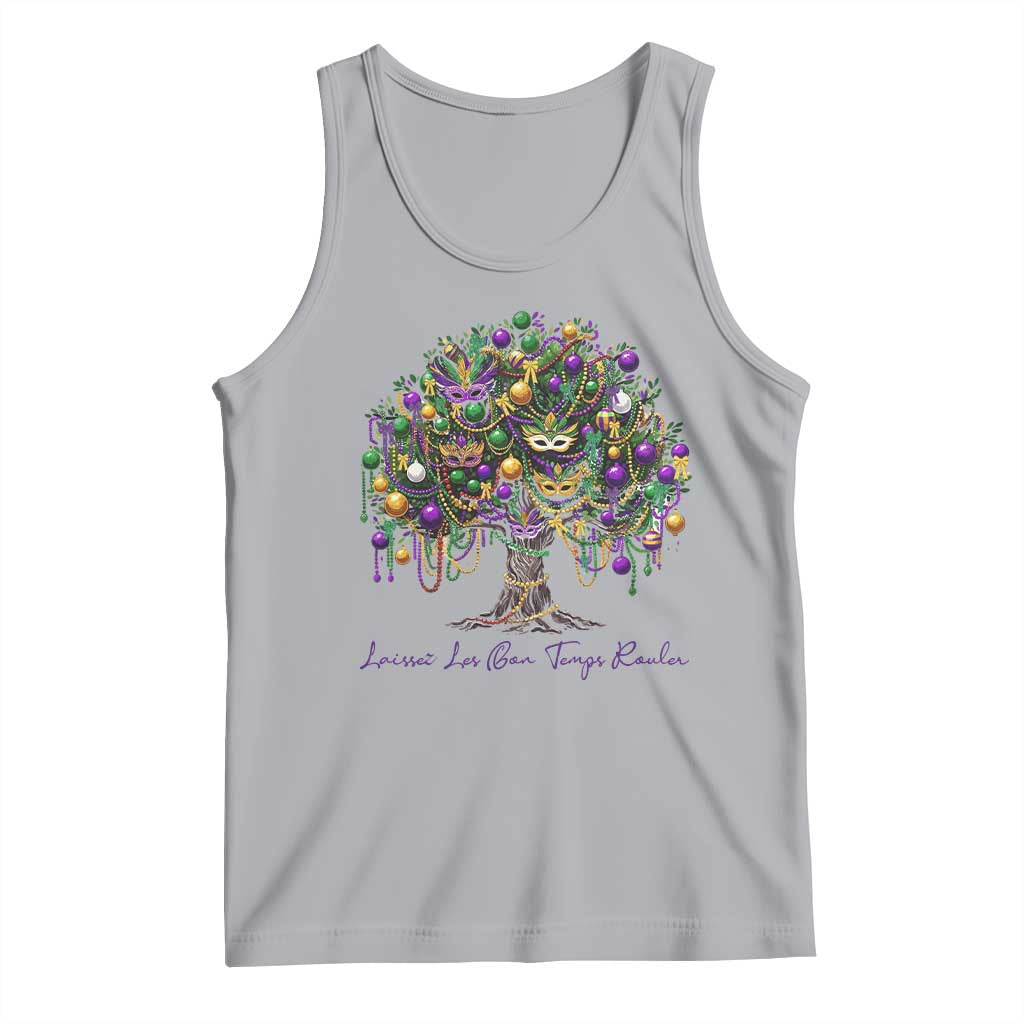 Mardi Gras Mask Tree Tank Top Laissez Les Bon Temps Rouler