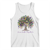 Mardi Gras Mask Tree Tank Top Laissez Les Bon Temps Rouler