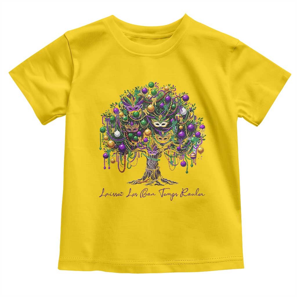 Mardi Gras Mask Tree Toddler T Shirt Laissez Les Bon Temps Rouler