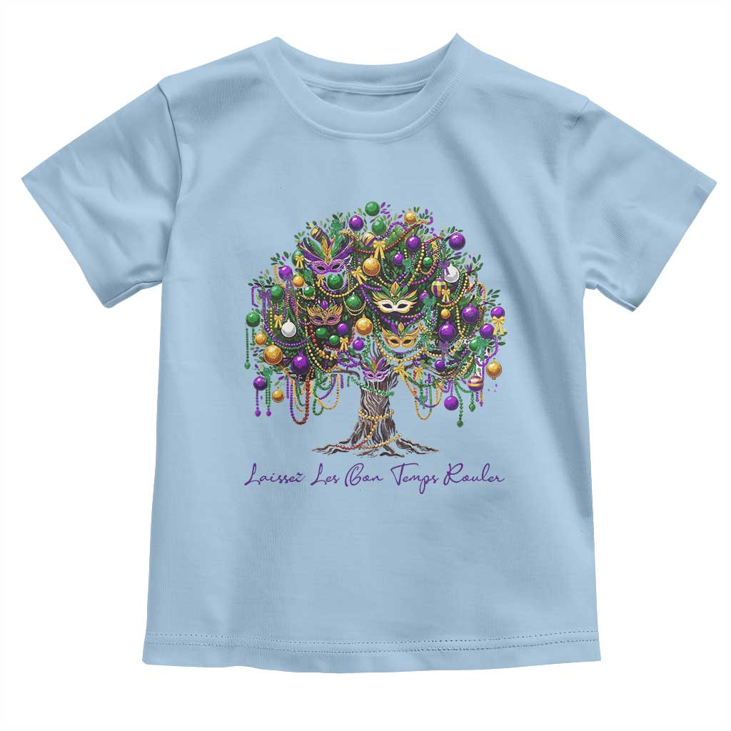 Mardi Gras Mask Tree Toddler T Shirt Laissez Les Bon Temps Rouler