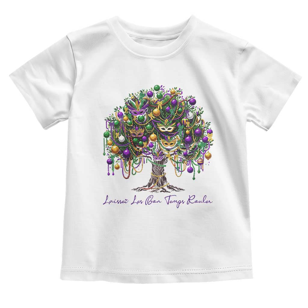 Mardi Gras Mask Tree Toddler T Shirt Laissez Les Bon Temps Rouler