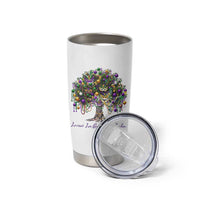 Mardi Gras Mask Tree Tumbler Cup Laissez Les Bon Temps Rouler