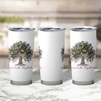 Mardi Gras Mask Tree Tumbler Cup Laissez Les Bon Temps Rouler