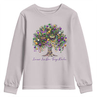 Mardi Gras Mask Tree Youth Sweatshirt Laissez Les Bon Temps Rouler