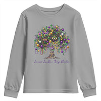 Mardi Gras Mask Tree Youth Sweatshirt Laissez Les Bon Temps Rouler