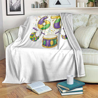 67 Mardi Gras Meme Throw Blanket Funny Six Seven Carnival Trendy