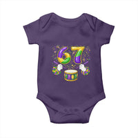 67 Mardi Gras Meme Baby Onesie Funny Six Seven Carnival Trendy