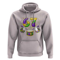 67 Mardi Gras Meme Hoodie Funny Six Seven Carnival Trendy