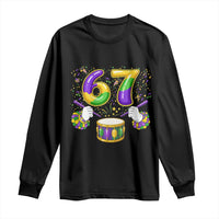 67 Mardi Gras Meme Long Sleeve Shirt Funny Six Seven Carnival Trendy