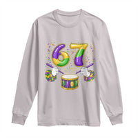 67 Mardi Gras Meme Long Sleeve Shirt Funny Six Seven Carnival Trendy