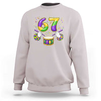 67 Mardi Gras Meme Sweatshirt Funny Six Seven Carnival Trendy