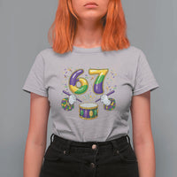 67 Mardi Gras Meme T Shirt For Women Funny Six Seven Carnival Trendy