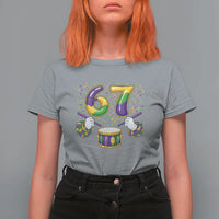 67 Mardi Gras Meme T Shirt For Women Funny Six Seven Carnival Trendy