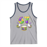 67 Mardi Gras Meme Tank Top Funny Six Seven Carnival Trendy