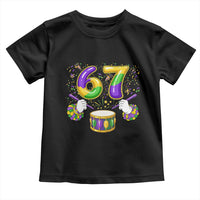 67 Mardi Gras Meme Toddler T Shirt Funny Six Seven Carnival Trendy