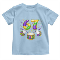 67 Mardi Gras Meme Toddler T Shirt Funny Six Seven Carnival Trendy