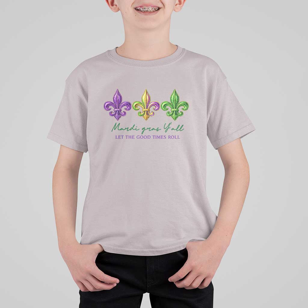 Mardi Gras T Shirt For Kid Let The Good Time Roll
