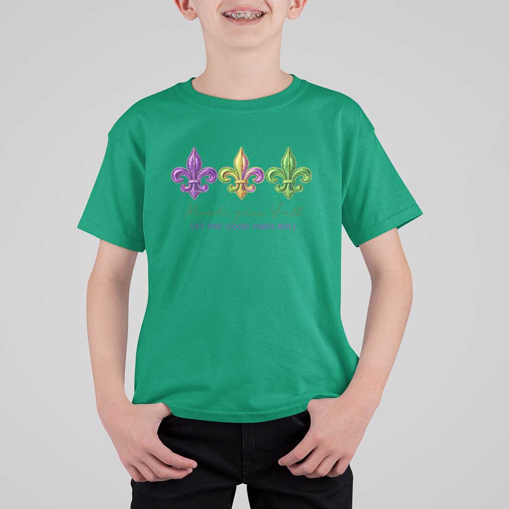 Mardi Gras T Shirt For Kid Let The Good Time Roll