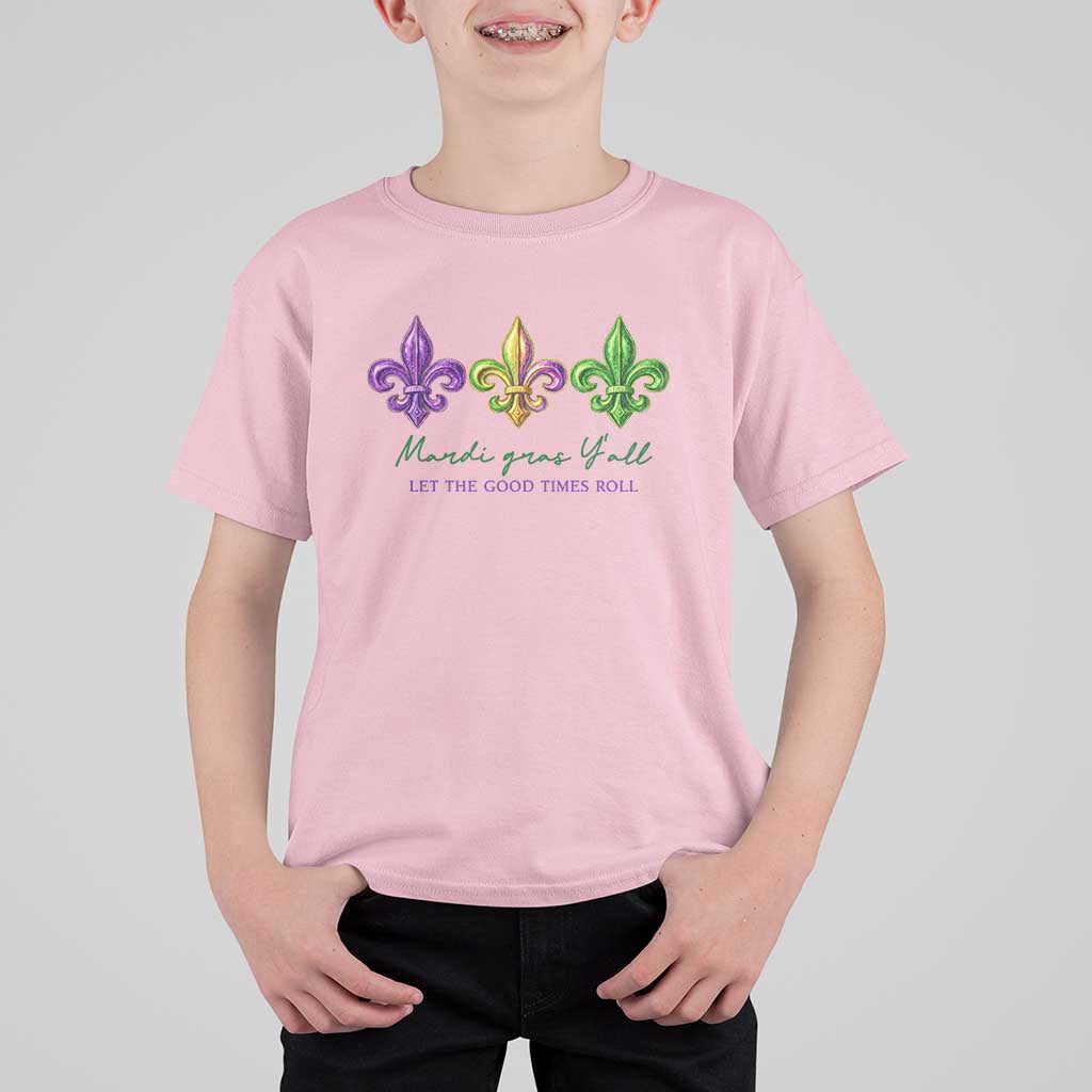 Mardi Gras T Shirt For Kid Let The Good Time Roll