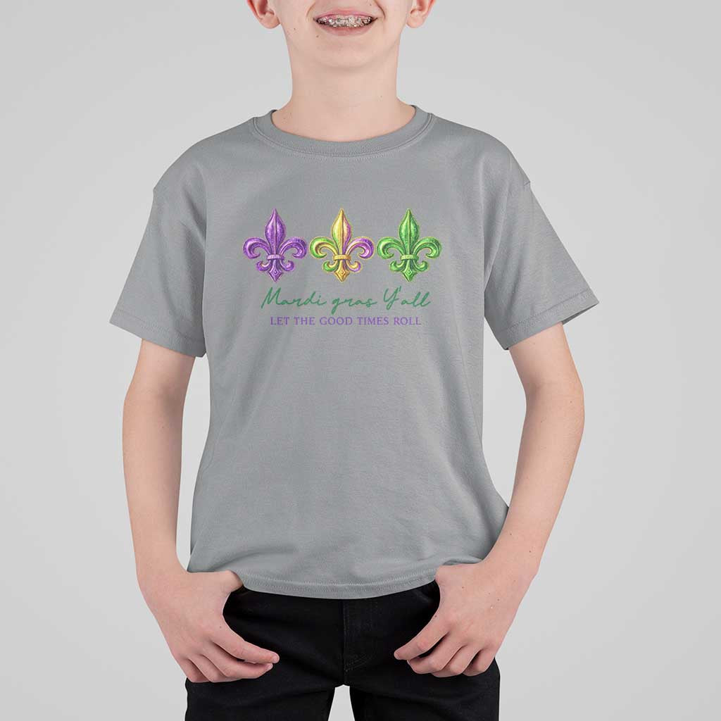 Mardi Gras T Shirt For Kid Let The Good Time Roll