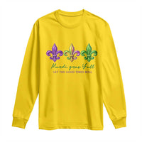 Mardi Gras Long Sleeve Shirt Let The Good Time Roll