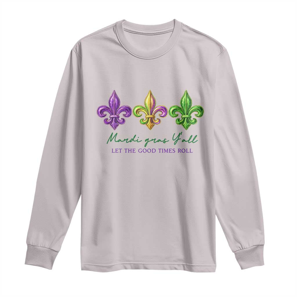 Mardi Gras Long Sleeve Shirt Let The Good Time Roll