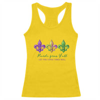 Mardi Gras Racerback Tank Top Let The Good Time Roll