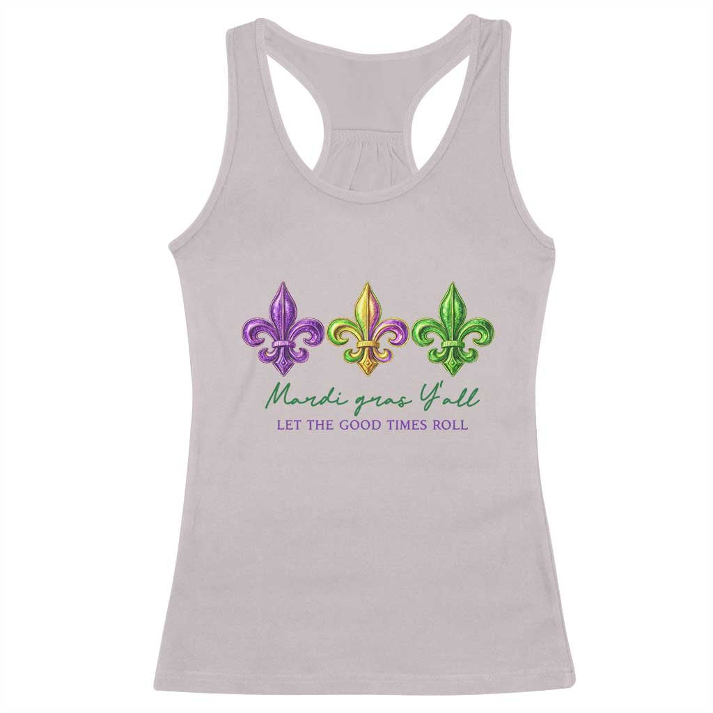 Mardi Gras Racerback Tank Top Let The Good Time Roll