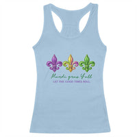 Mardi Gras Racerback Tank Top Let The Good Time Roll