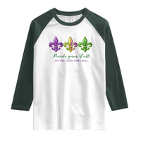 Mardi Gras Raglan Shirt Let The Good Time Roll