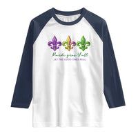 Mardi Gras Raglan Shirt Let The Good Time Roll
