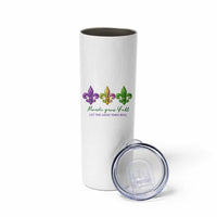 Mardi Gras Skinny Tumbler Let The Good Time Roll