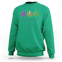 Mardi Gras Sweatshirt Let The Good Time Roll