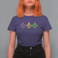 Mardi Gras T Shirt For Women Let The Good Time Roll