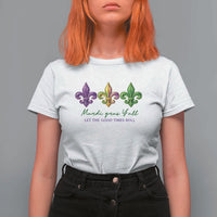 Mardi Gras T Shirt For Women Let The Good Time Roll