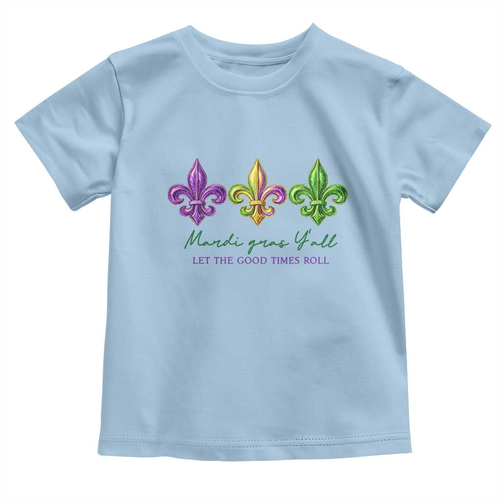Mardi Gras Toddler T Shirt Let The Good Time Roll