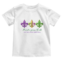 Mardi Gras Toddler T Shirt Let The Good Time Roll