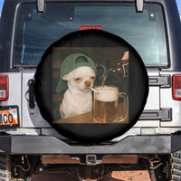 Funny Chihuahua St Patricks Day Meme Spare Tire Cover Chihuahua Smoking Irish Beer Lover